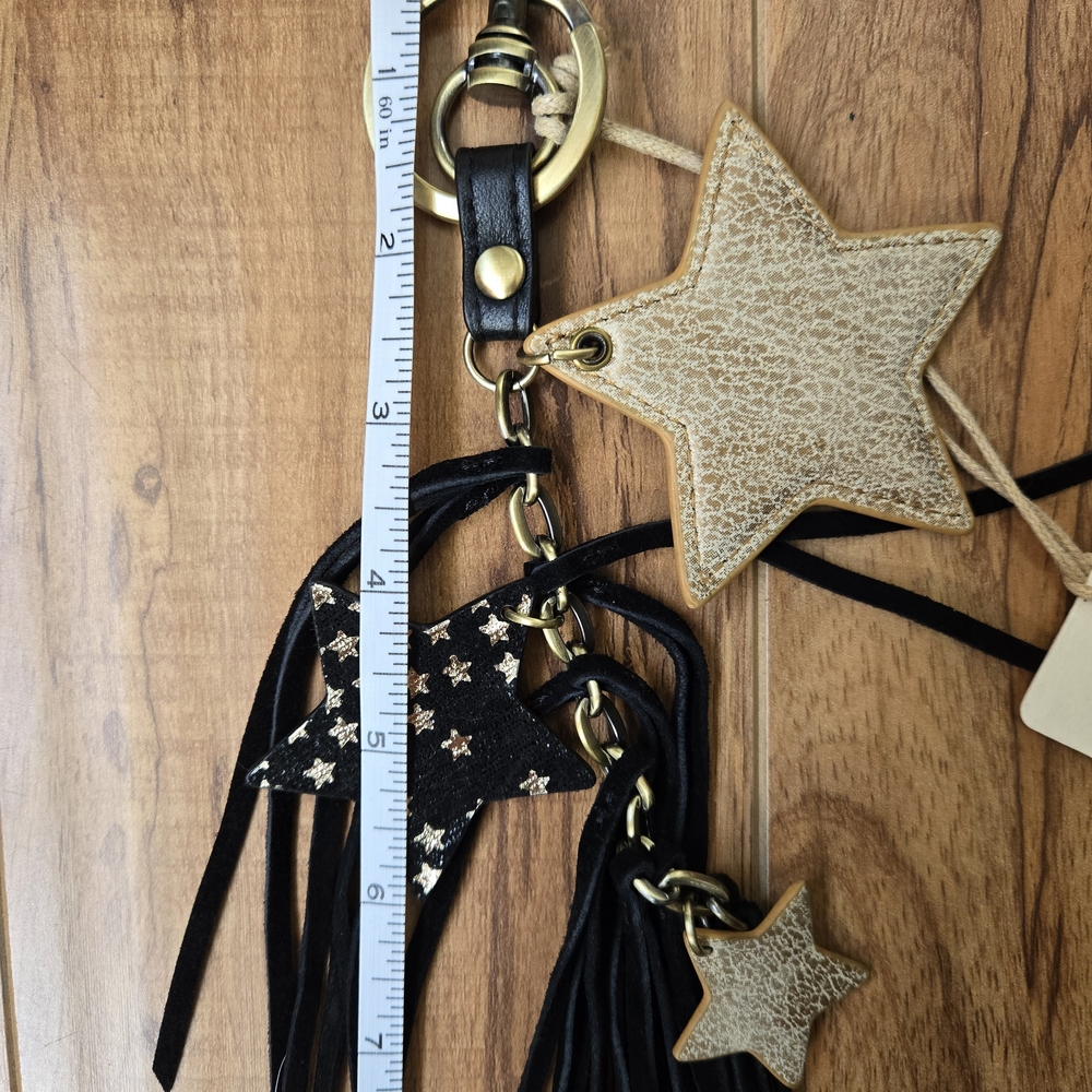 HOBO Star Bag Charm/Keychain with Tassels - Picture 8 of 15